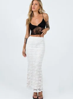 Princess Polly Azra Maxi Skirt  White Best Sale