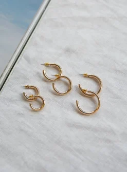 Princess Polly Back Then Hoop Pack  Gold Flash Sale