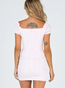 Princess Polly Back To Paris Mini Dress   Pink Flash Sale