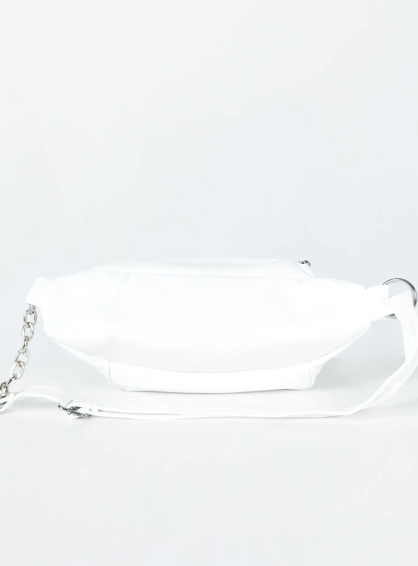 Princess Polly Backstage Crossbody Belt Bag  White Flash Sale