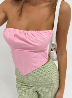 Princess Polly Bad Gal Bustier  Pink Cheap