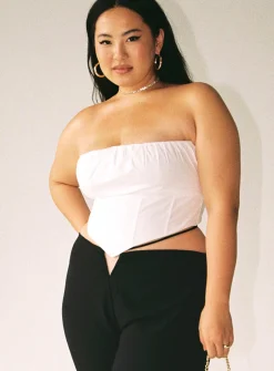 Princess Polly Bad Gal Bustiercurve   White Fashion