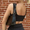 Princess Polly Baguette Bag Black   Black Croc Sale