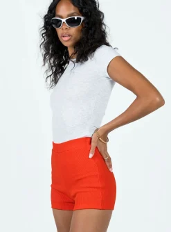 Princess Polly Bailey Bike Short  Red Sale