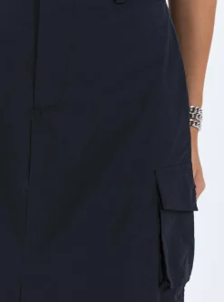 Princess Polly Baird Cargo Maxi Skirt  Black Fashion