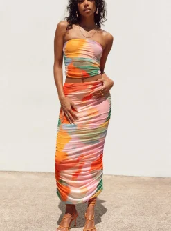 Princess Polly Balcatta Maxi Skirt  Multi Outlet