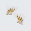 Princess Polly Balfour Earrings  Gold New