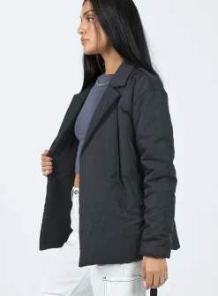 Princess Polly Ballantine Puffer Jacket  Black Online