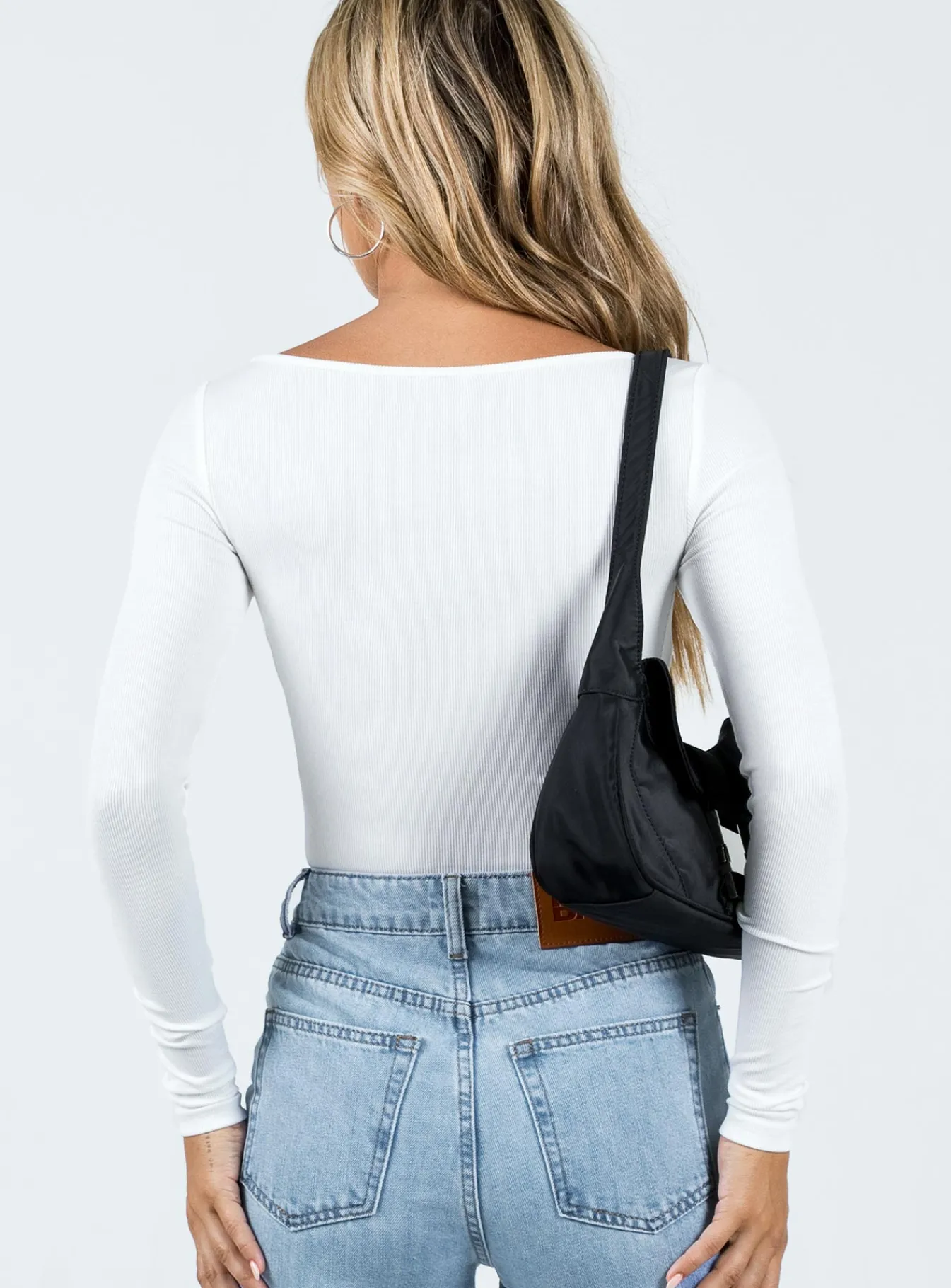 Princess Polly Ballard Long Sleeve Bodysuit White Outlet
