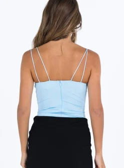 Princess Polly Bamba Bodysuit Blue Store