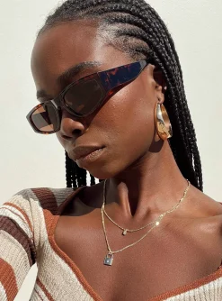 Princess Polly Bamford Sunglasses  Brown Store
