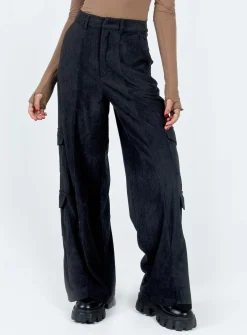 Princess Polly Bando Cargo Pants  Black Fashion