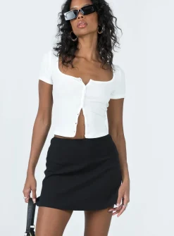 Princess Polly Banksia Mini Skirt  Black Best Sale