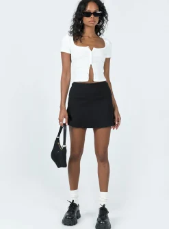 Princess Polly Banksia Mini Skirt  Black Best Sale