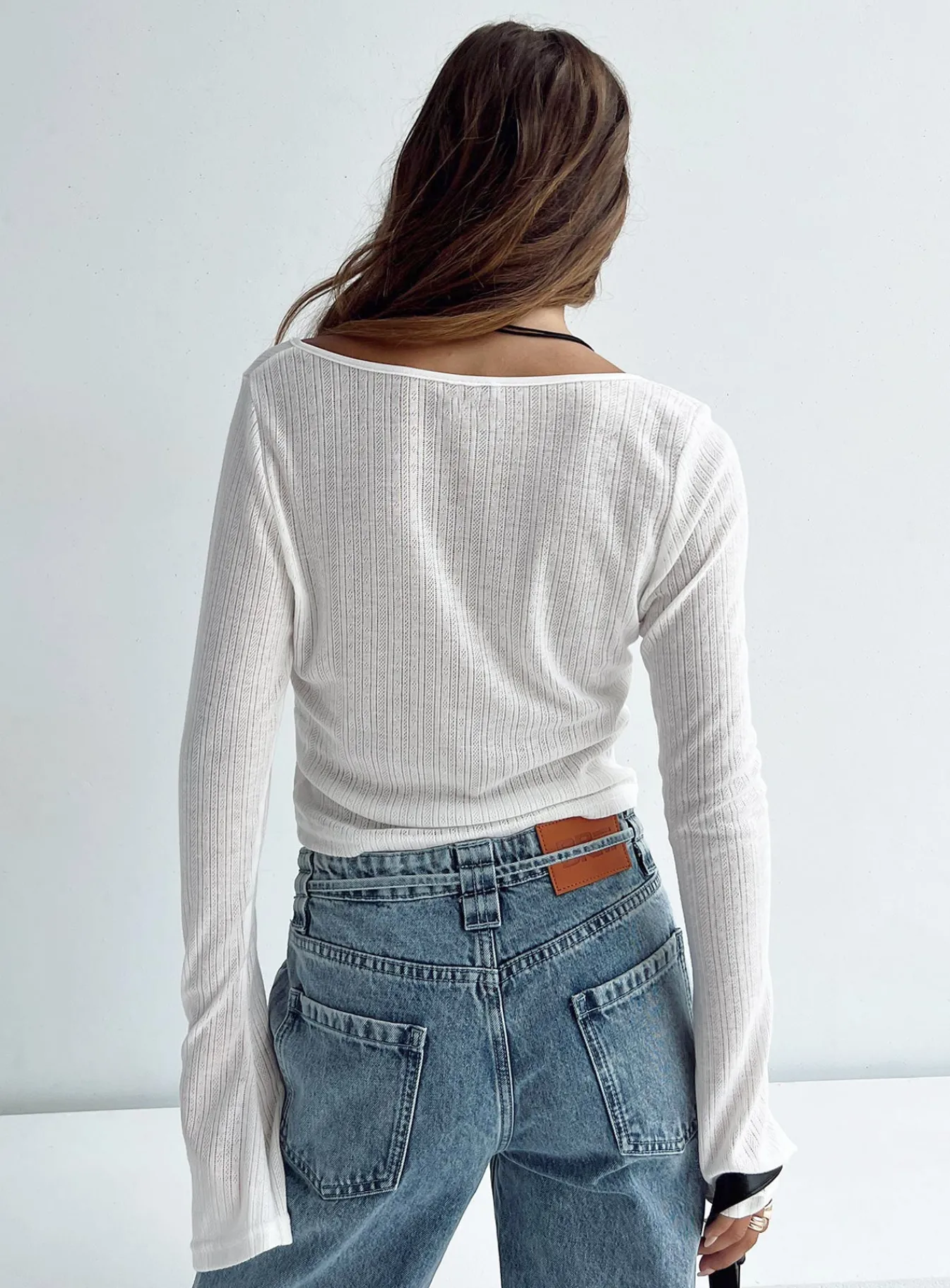 Princess Polly Barbaro Long Sleeve Top White Best