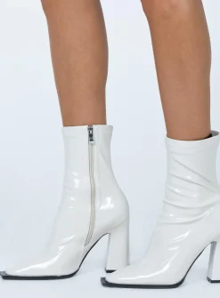Princess Polly Barcelona Boot  White Cheap
