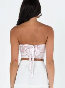 Princess Polly Barnsley Strapless Top  Multi Shop