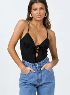 Princess Polly Barnum Bodysuit  Black Hot