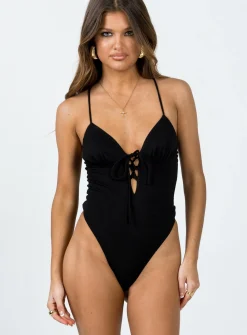 Princess Polly Barnum Bodysuit  Black Hot