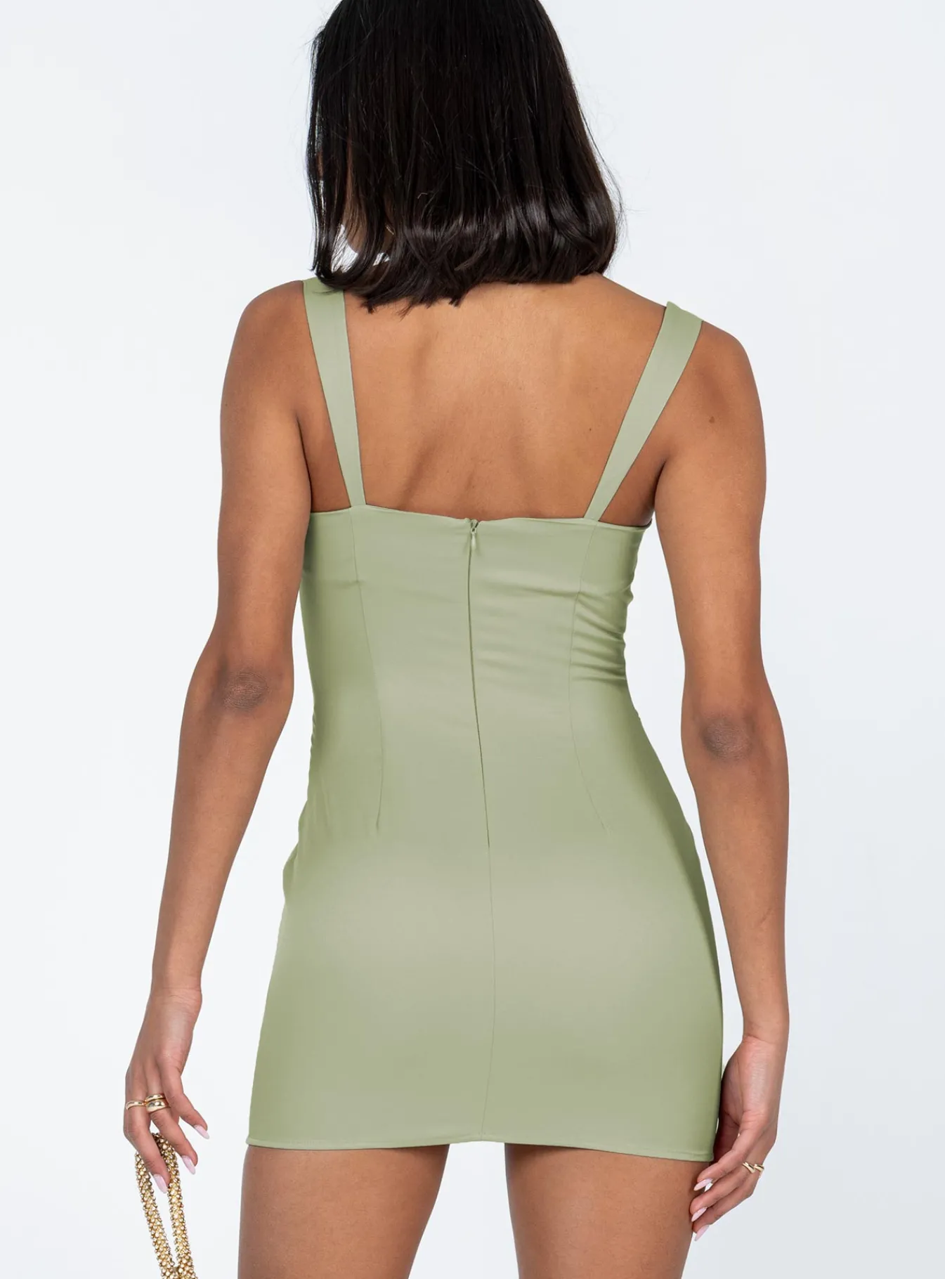 Princess Polly Be Mine Mini Dress Green Store
