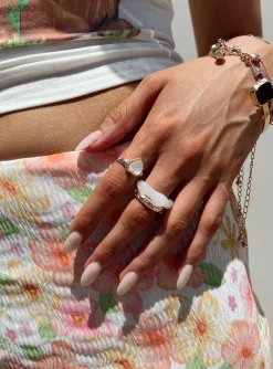 Princess Polly Beau Ring Pack Gold   Rose Gold Fashion