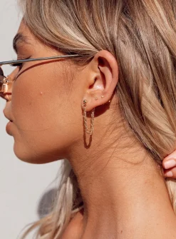 Princess Polly Bedford Earrings   Gold Best Sale