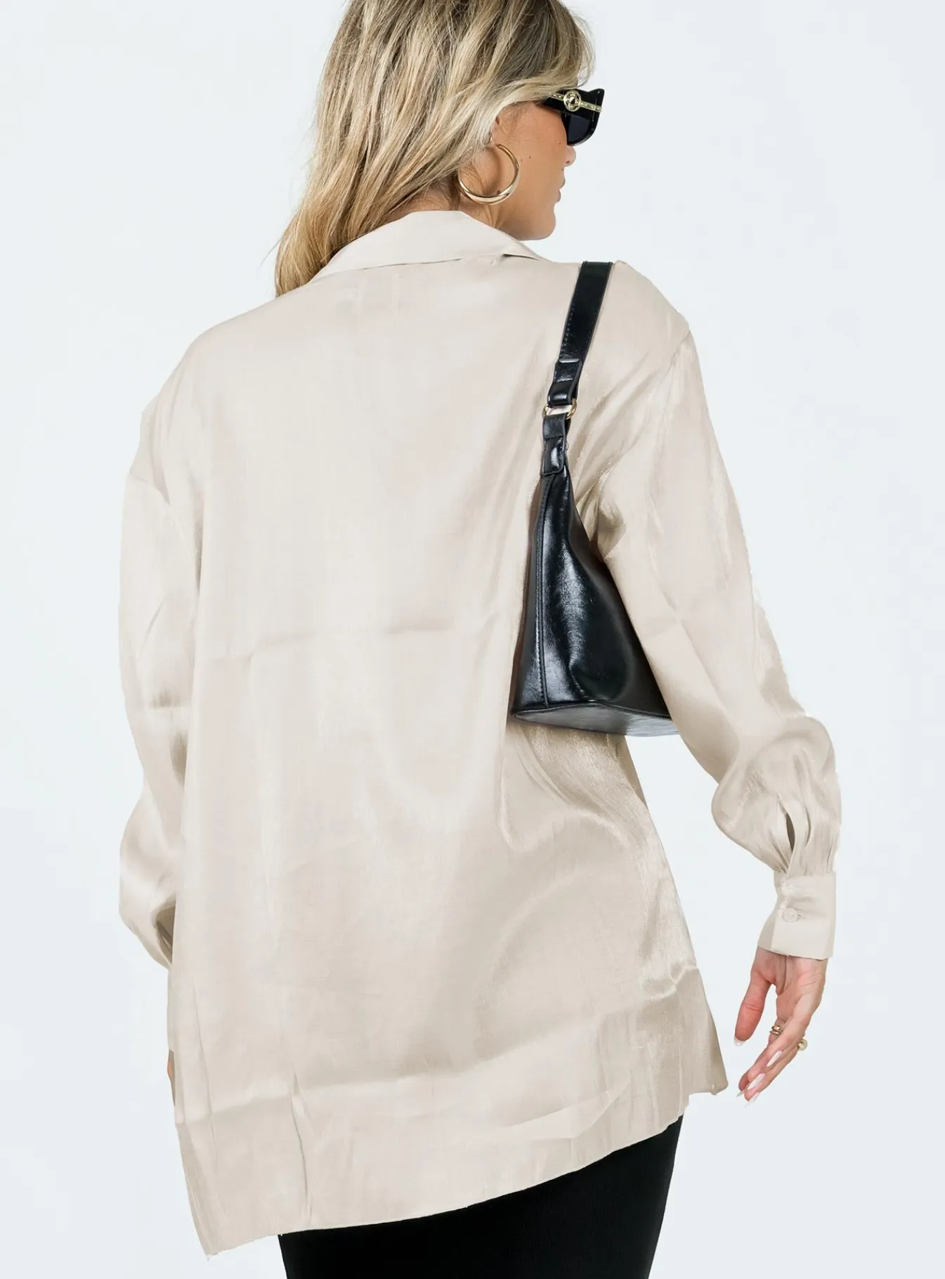Princess Polly Beecham Shirt Dress Champagne Best Sale