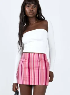 Princess Polly Beechwood Mid Rise Mini Skirt  Pink Fashion