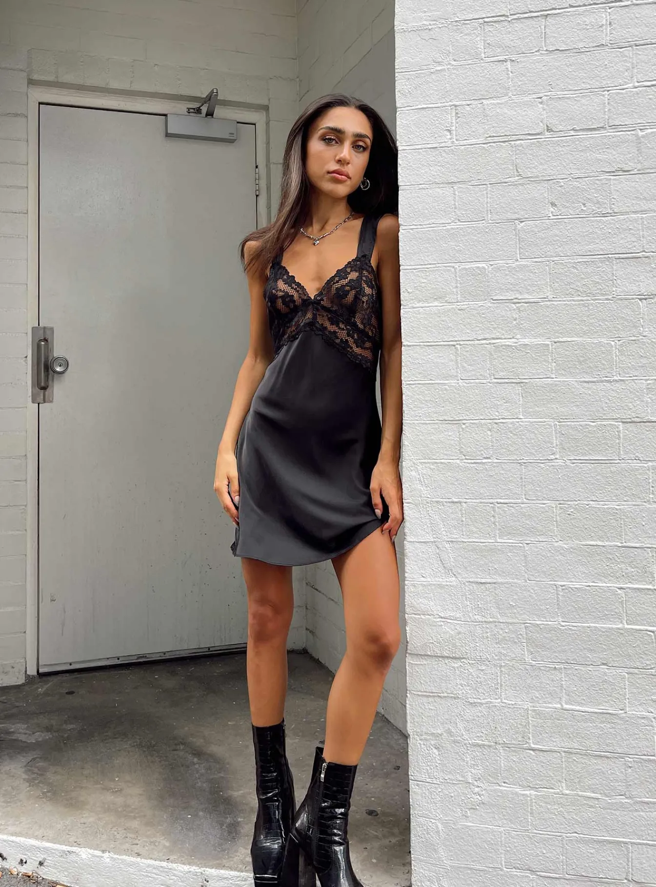 Princess Polly Bel Air Mini Dress Black Fashion