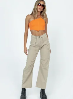 Princess Polly Belinda Top  Orange Best