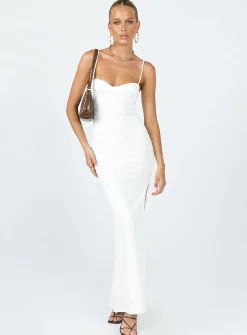 Princess Polly Belladonna Maxi Dress White Outlet