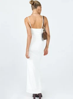 Princess Polly Belladonna Maxi Dress White Outlet