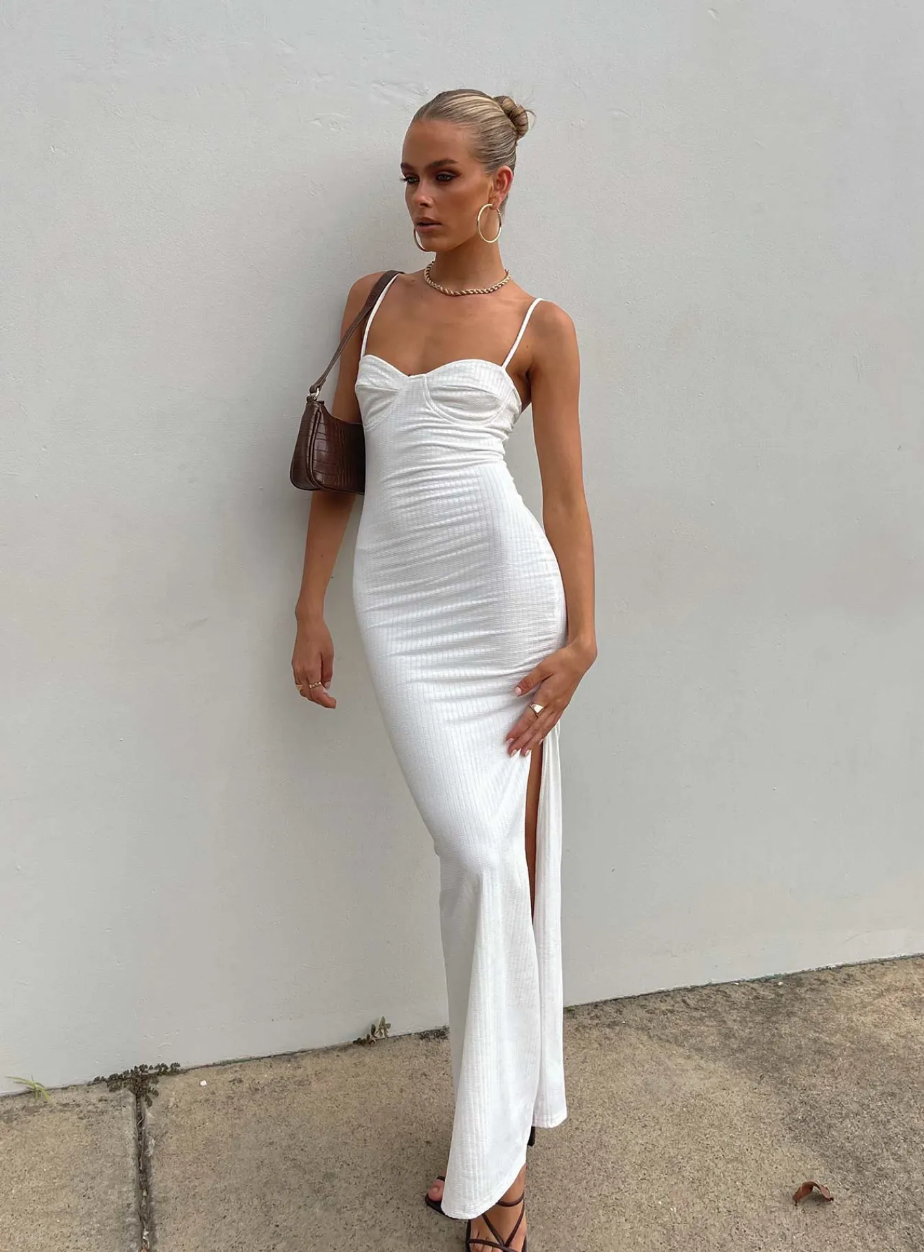 Princess Polly Belladonna Maxi Dress White Outlet