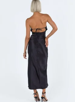 Princess Polly Bellwood Strapless Maxi Dress  Black Best