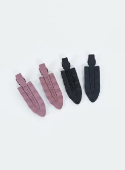 Princess Polly Belsie Hair Clip Pack Pink / Black   Black/Pink Shop