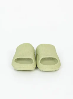 Princess Polly Benito Slides  Green Discount