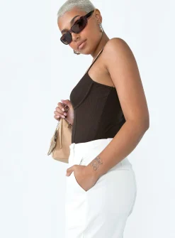 Princess Polly Benjamin Bodysuit  Brown Online
