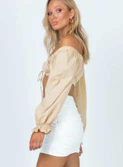 Princess Polly Benji Mini Skirt  White Fashion