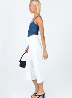 Princess Polly Berlin 90'S Denim Jeans  White Best Sale