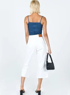 Princess Polly Berlin 90'S Denim Jeans  White Best Sale