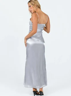 Princess Polly Beryl Maxi Dress  Silver Fashion