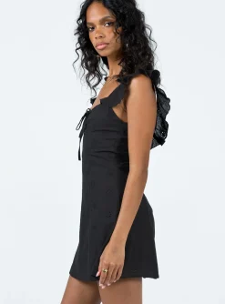 Princess Polly Besiana Mini Dress Black Hot