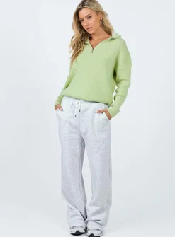 Princess Polly Bessy Knit Sweater  Sage Cheap