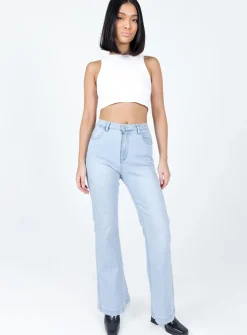 Princess Polly Better With You Jeans Light Wash Denim Online