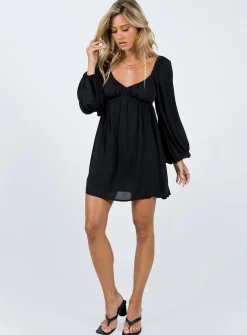 Princess Polly Bettie Mini Dress  Black Sale