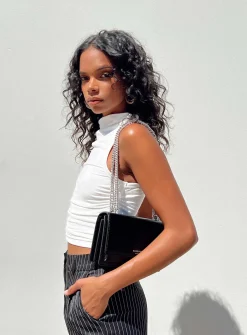 Princess Polly Bickell Tank Top  White Hot