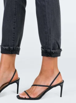 Princess Polly Billini Montague Heels  Black Hot