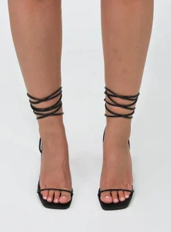 Princess Polly Billini Page Heels  Black Best