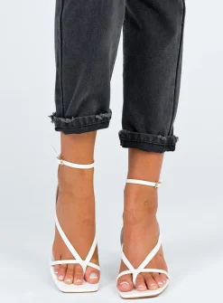 Princess Polly Billini Stefani Heel  White Shop