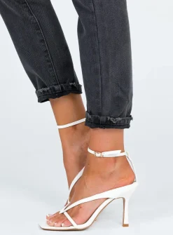 Princess Polly Billini Stefani Heel  White Shop